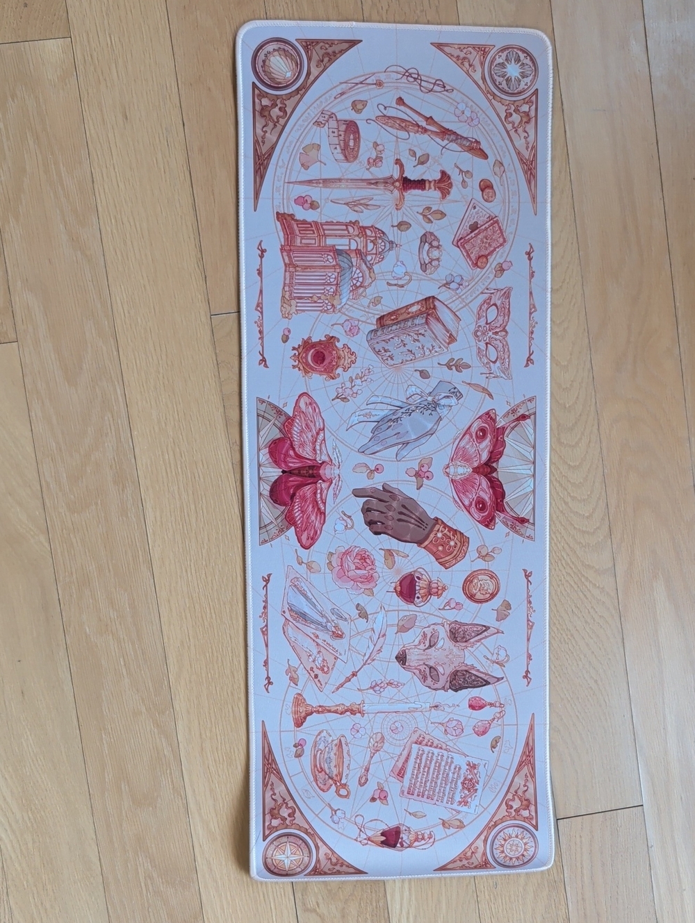 Fairyloot Crimson Moth Keyboard Mat